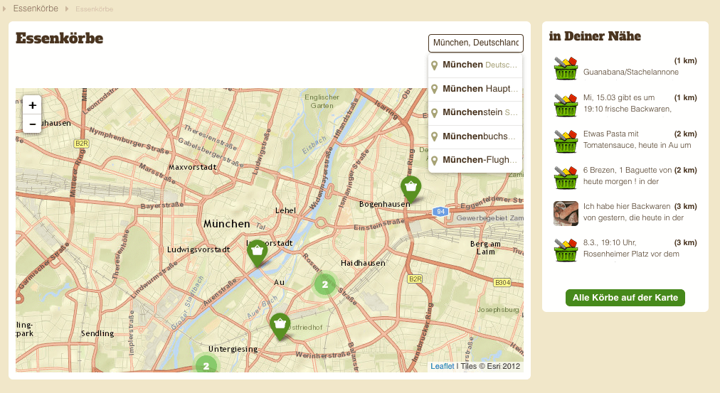 foodsharing suche – Low Budget Tipps
